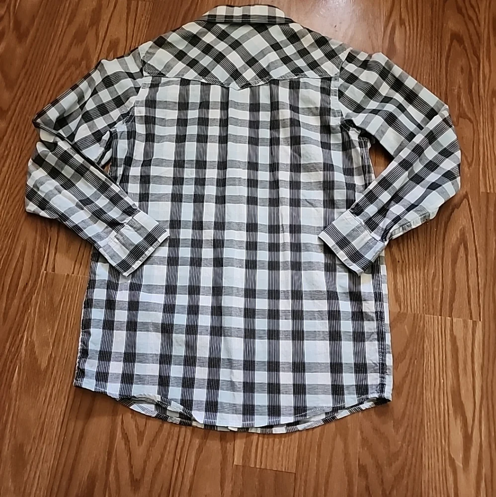 Kids Cody James Snap Up‎ Long Sleeve Shirt Med Western Cowboy